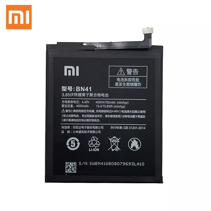 XiaoMi-Batería de teléfono Redmi Mi Max Note 2, 3, 3S, 4, 4A, 4X, 5, 5A, 5S, 5X, 6, 6, 7, 7A, 8, 9 Go Pro Plus, A2 Lite, BN41, BN31, BM47, BN34