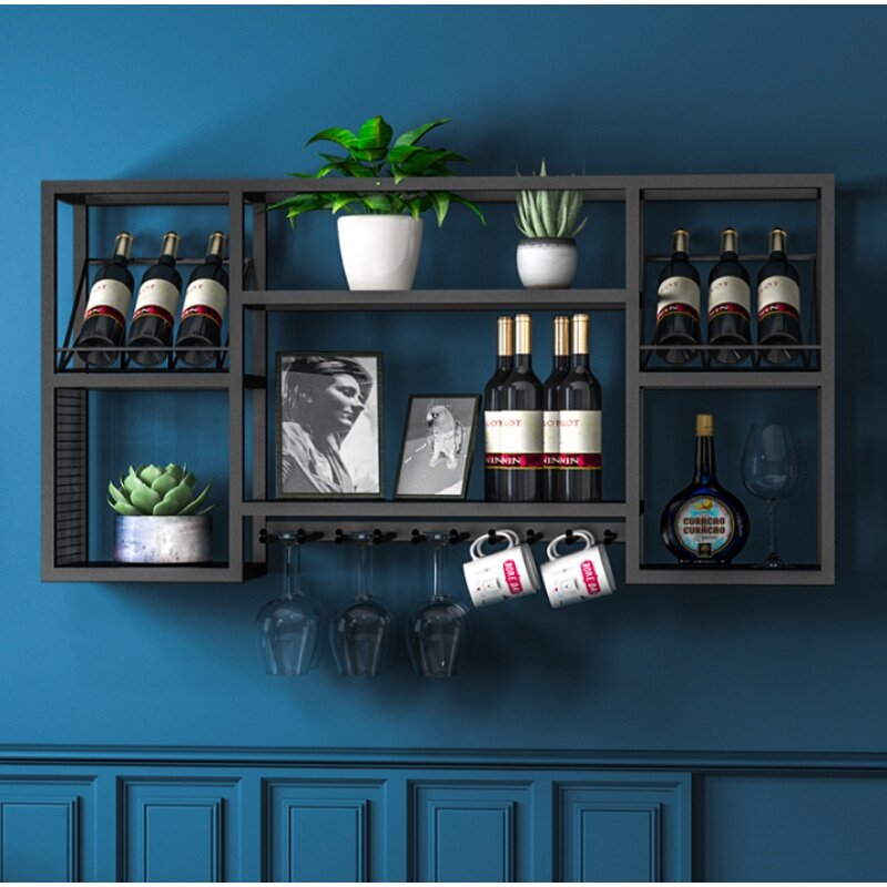 Placards à vin de stockage muraux, affichage mobile, armoire de bar, unique, commercial, mueble, meubles de cuisine