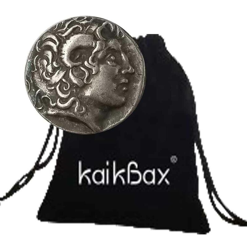 Luxury Greek Goddess Mythology Funny 3D Art Couple Coin/Good Luck Commemorative Coin Pocket Memory Coin +Gift Bag