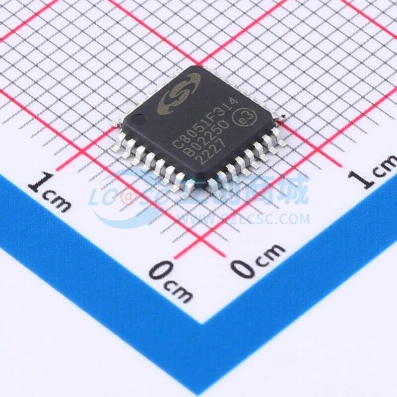 LQFP-32 microcontrolador, MCU MPU e SOC, C8051, C8051F, C8051F314, C8051F314-GQ pacote, 100% original, novo, em estoque