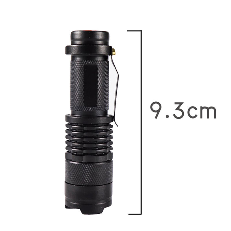 Led Dimming Mini Small Torch Sk68 Dual-purpose Power Supply Portable Telescopic Zoom Handheld Flashlight