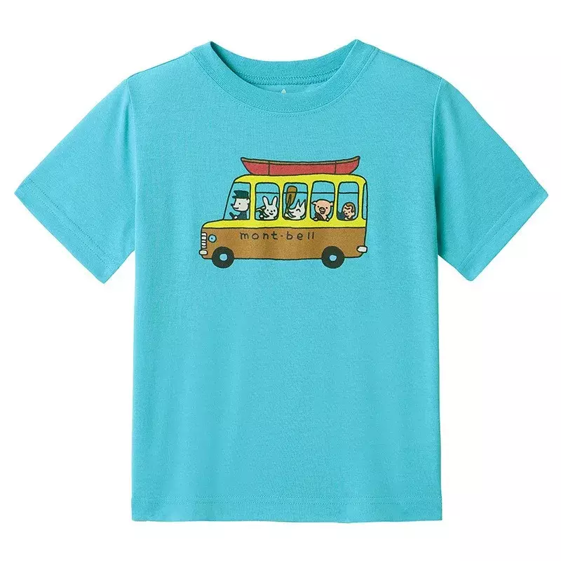 kids T-shirt 2024 Summer New MO Letters Boys Girls Quick Drying Casual Short Sleeve Top Cartoon  Fun Baby Clothes