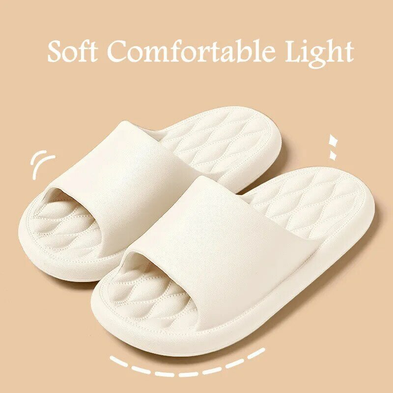Zapatillas antideslizantes para hombre y mujer, chanclas de masaje al aire libre, sandalias suaves para el baño, talla grande 48 49
