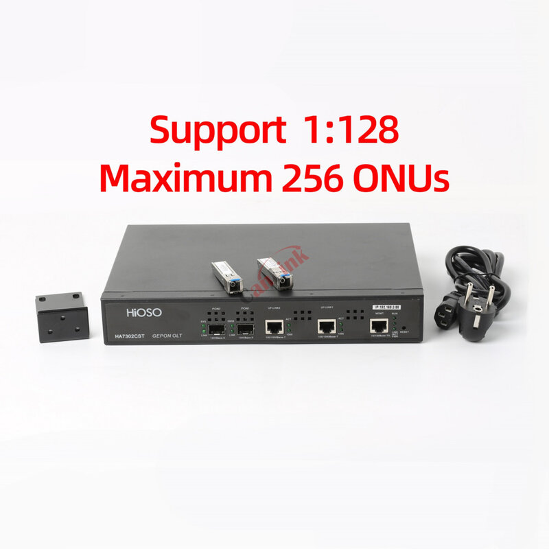 2 PON Epon Mini 2 Ports GEPON OLT FTTH Supply Other Brand Onu Maximum 1:128  Free Shipping