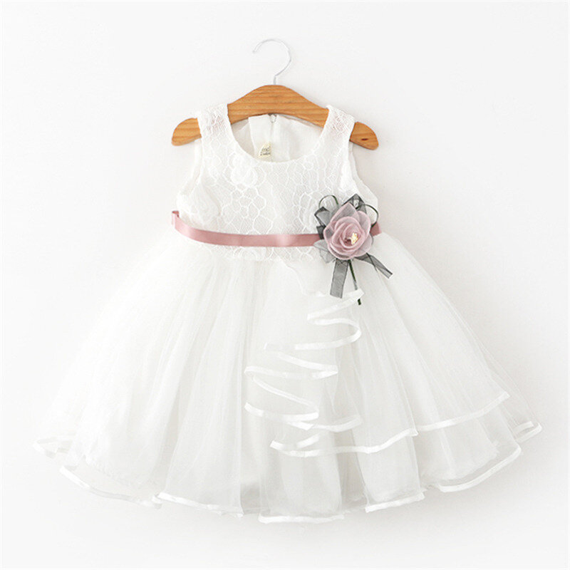 新生児のための夏のかわいいドレス,女の赤ちゃんの服,チュールのレース,クリスマスパーティーの服,1歳の誕生日