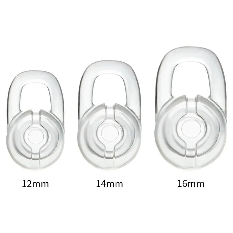 Sarung Earphone Bluetooth Headset Universal, headphone bantalan telinga silikon lembut bantalan telinga lengan Earphone