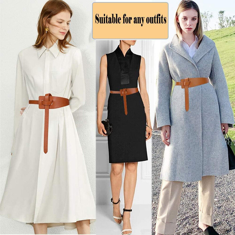 2024 New Female Fashion Belts Rope Thin Belt Women Fashion Decorative Knotted Waist Rope Skirt Decorative Coat Sweater Strap
