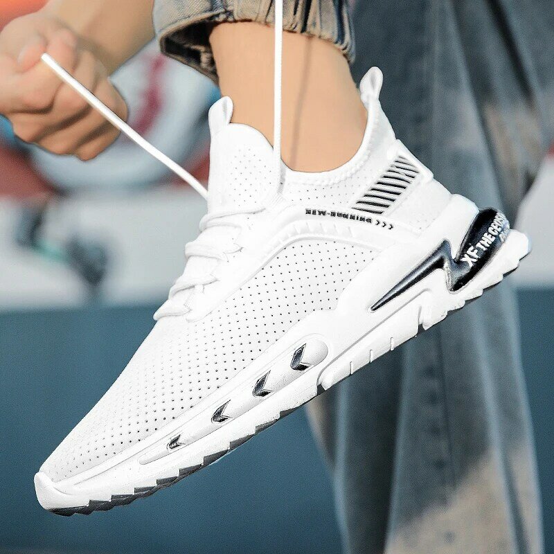 Breathable Soft Glutinous Sneakers Running Outdoor 2023 New Wear Resistance Tourism Simple Comfortable Autumntime Casual Shoes