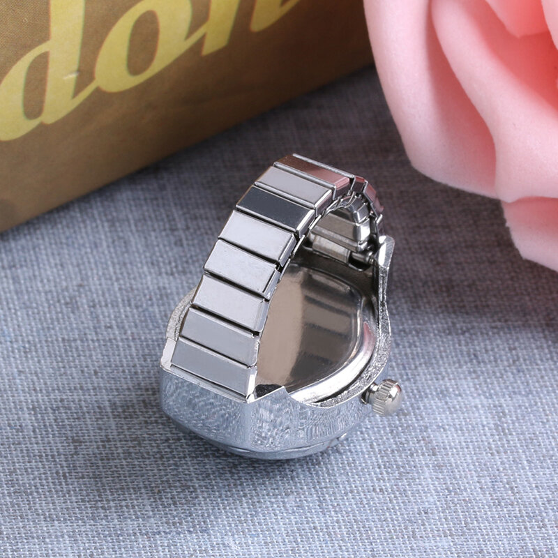 20mm Edelstein Achat runder Fingerring Uhr Schmuck Geschenk Moderner Stil