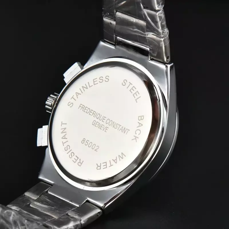 2024 nowe zegarki dla mężczyzn chronograf do pracy 6-handowy stalowy pasek kwarcowy codziennie wodoodporny Frederique stałe zegary darmowa wysyłka