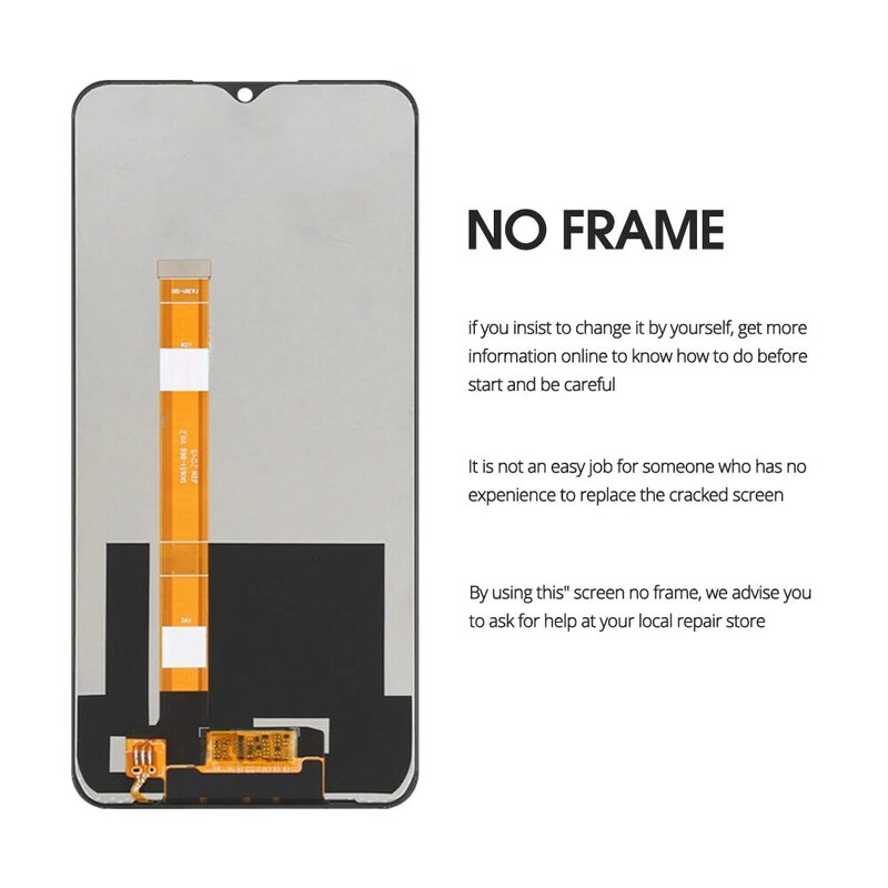 6.52 ''per OPPO A16 2021 CPH2269 Display LCD Touch Screen Digitizer Assembly con cornice per OPPO A16s CPH2271 Display