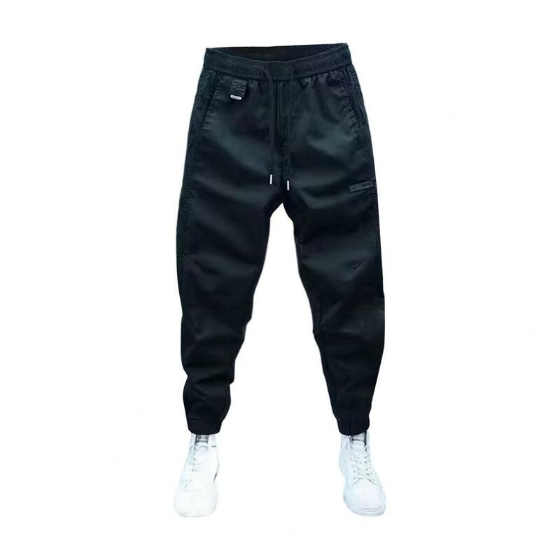 Spodnie Cargo męskie hiphopowe spodnie dresowe męskie męskie spodnie na co dzień spodnie haremowe letnie Harajuku szczotkowane spodnie męskie