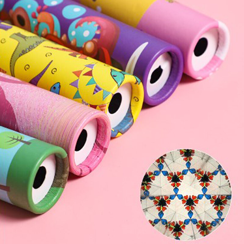 Kaleidoskop Lernspiel zeug Brinquedos Lernspiel zeug Brinquedos Babys pielzeug Geschenk für Kinder Holz zufällig