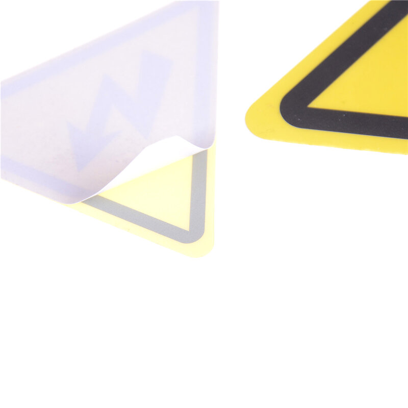 New 2PCS High Quality Danger High Voltage Electric Warning Safety Label Sign Decal Sticker