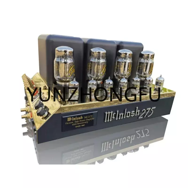 KT88*4/KT88EH*4  Tube Power Amplifier XLR/RCA Input Class A 75W*2 Newest 1:1  Clone Mcintosh MC275 Upgrade Gold lion