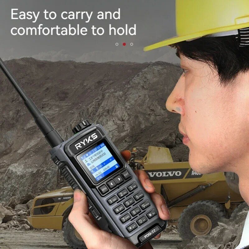 Rádio Bidirecional Global de Interfone, Walkie Sim Card, Longo Alcance, Par Sem Taxa, Plataforma de Interfone, 4G, UHF, Internet, 5000km