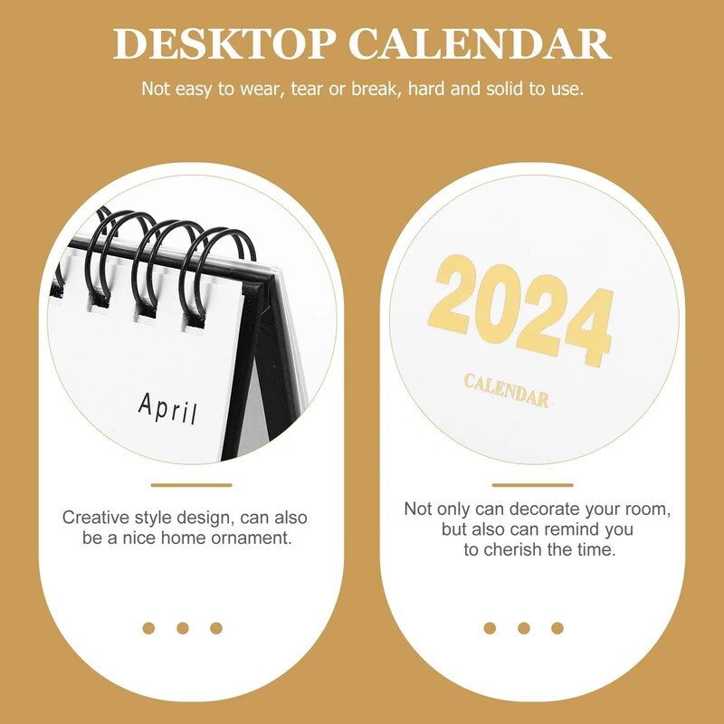 Декоративные настольные календари, маленькие настольные календари, настольные календари 2023-2024 для домашнего стола