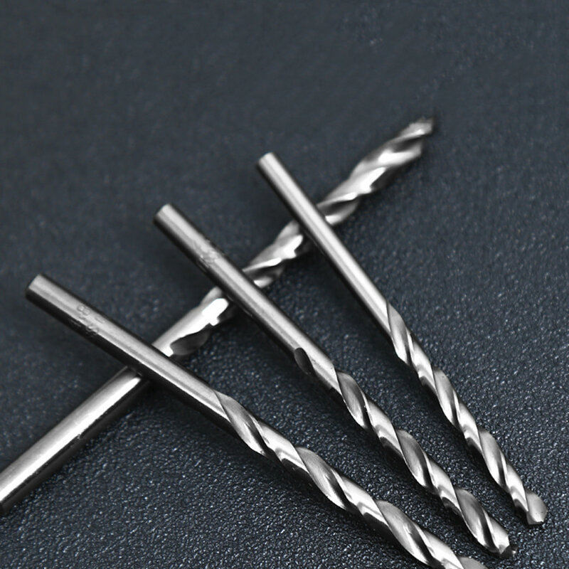 10Pcs Set Twist Drill Bits 0.5mm 0.6mm 0.8mm 1mm 1.2mm 1.4mm 1.5mm 1.6mm 1.8mm 2.0mm 2.3mm 2.5mm 3.0mm For Plastic Wood Aluminum