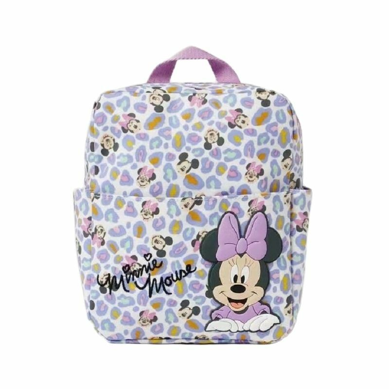 New Disney Mickey Baby Boys Girls Bacpack Cartoon Minnie Donald Duck Pattern Backpack Bag Anime School Bags Children's Bag Presentes