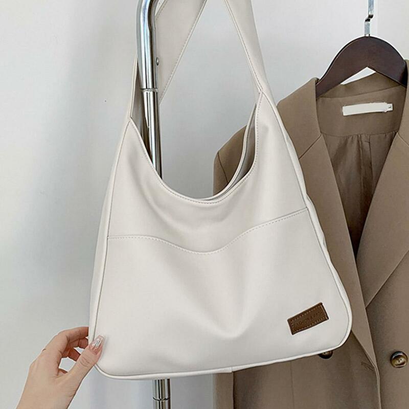 All-Match Damen Umhängetasche Solid Fashion Handtasche Umhängetasche Damen minimalist ische Pu Ledertasche für die Arbeit 3 Farben