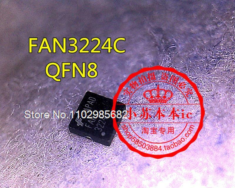 FAN3224C 3224C QFN8, 5 PCes por lote