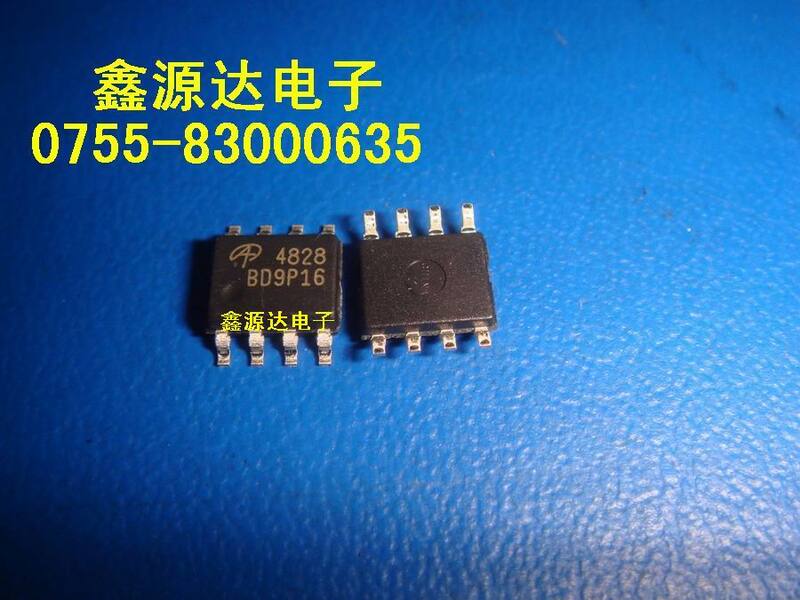 100% Ao4828 Echte Si4828 Chip Zeefdruk 4828