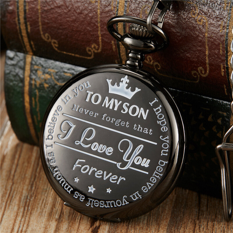 Vintage steampunkowy zegarek kieszonkowy kwarcowy z cyframi rzymskimi, złoty łańcuszek z wisiorkiem, męski i damski