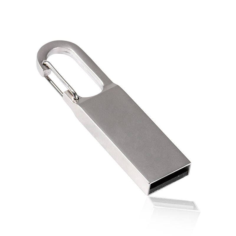 JASTER USB Flash Drive, kecepatan tinggi 128GB gratis Logo kustom stik memori 64GB perak Pen Drive 32GB dipersonalisasi USB Stick 16GB 8GB