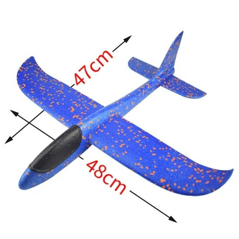Avión planeador volador de espuma, perfecto para niños juguete, diversión definitiva con la mano
