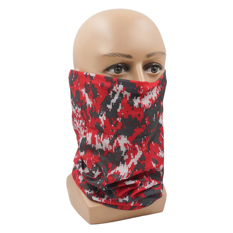 Taktyczna chustka kamuflażowa ocieplacz na szyję kobiet kominiarka męska gra wojenna CP wojskowy maska kolarska na twarz szalik do biegania opaska