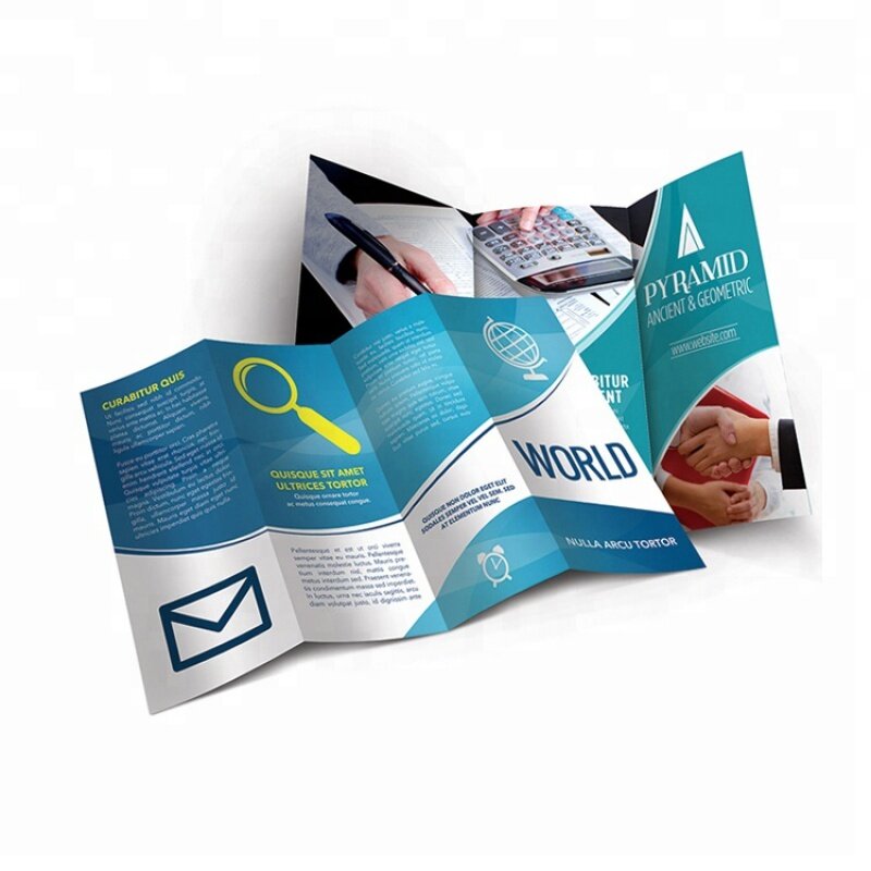 Customized product.Flyers Poster Leaflets professional offset paper printing service flyer printing brochure