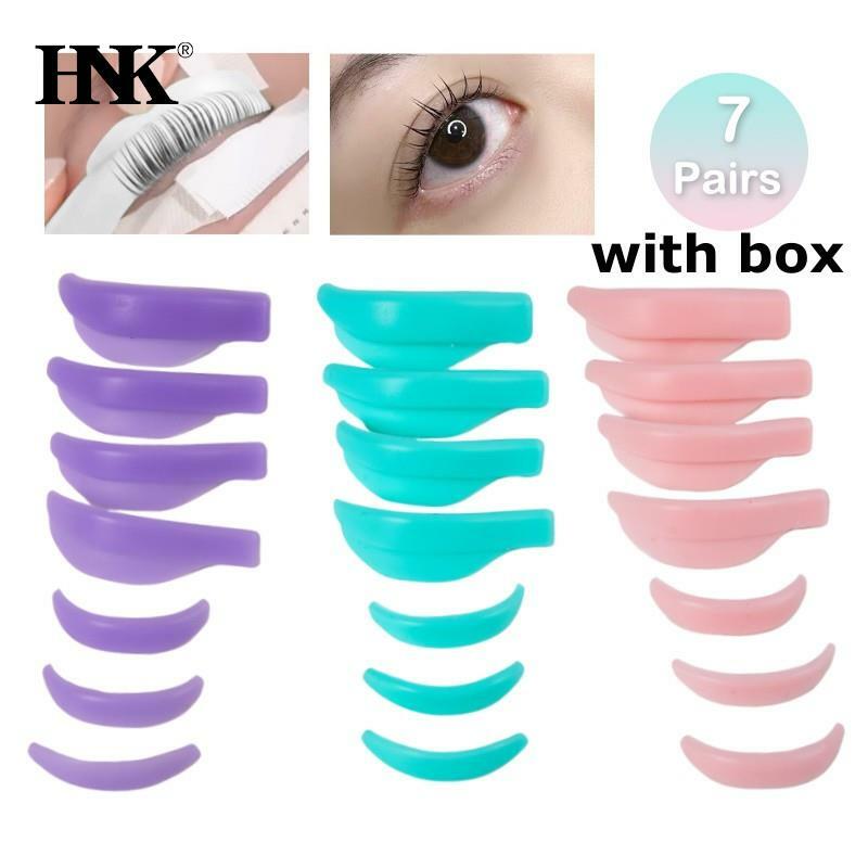 7 Paar Wimper Lifting Kit Siliconen Pad Eye Lash Permanent Pads Wimpers Extensie Accessoires 3d Wimper Krultang Applicator Tools