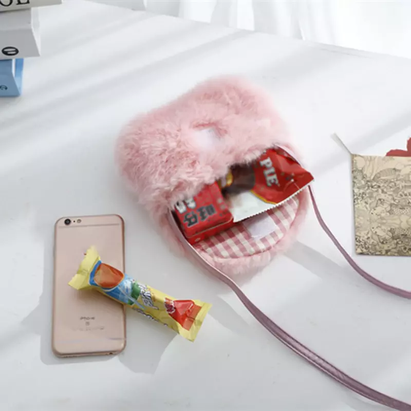 Bolso cruzado de piel Artificial para niñas, Mini monedero con lazo, regalos de cumpleaños para niños