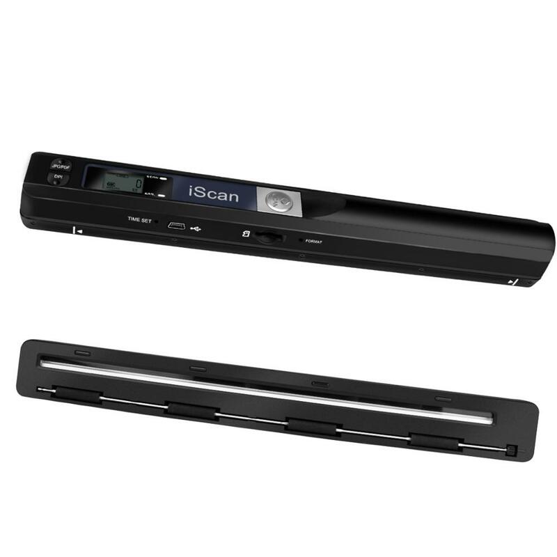 Nuovo portatile nuovo portatile portatile portatile portatile A4 Scanner per documenti 900 DPI USB 2.0 Display LCD supporto formato JPG / PDF