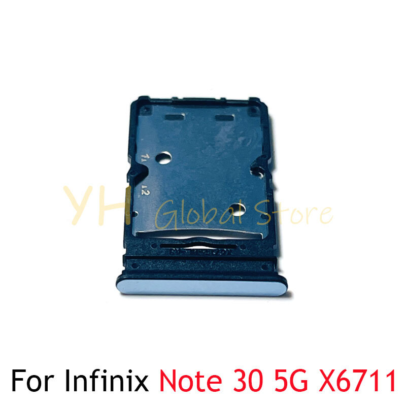 Soporte de bandeja para ranura de tarjeta Sim, piezas de reparación para Infinix Note 30 5G X6711