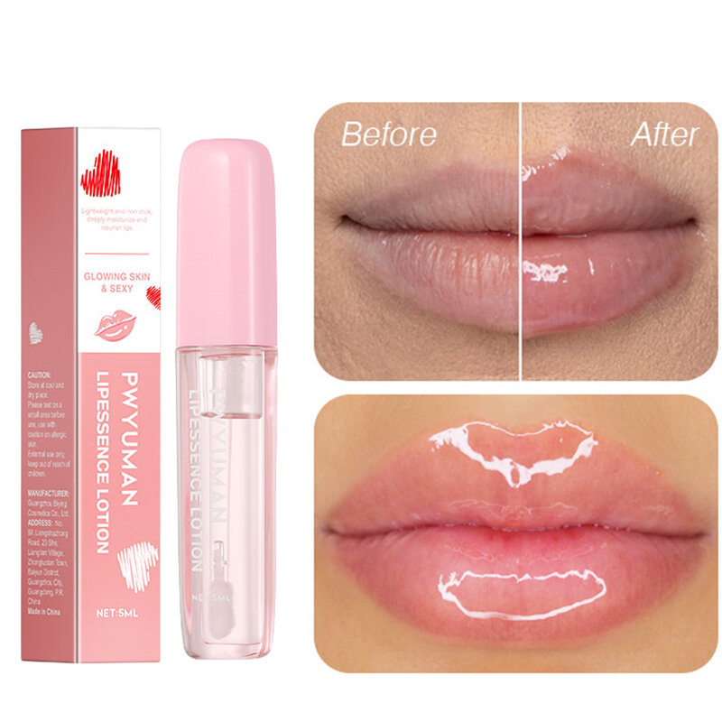 Bálsamo labial hidratante para el cuidado de los labios, aceite brillante, exfoliante, rosa, maquillaje femenino, Cosméticos Coreanos
