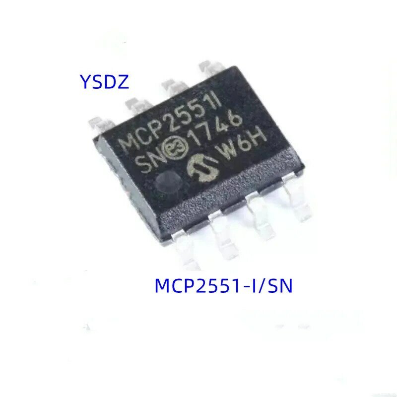 50-100Pcs New Original MCP2551 MCP2551I MCP2551-I/SN TRANSCEIVER HALF 1/1 8SOIC CAN Chip