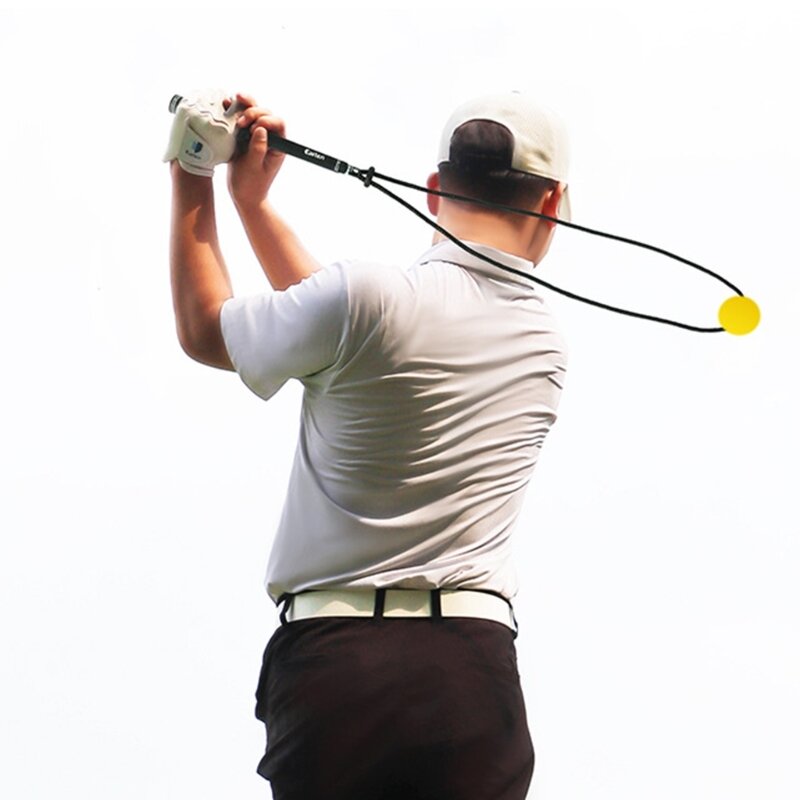 Ćwiczenia wspomagające grę golfa Trener huśtawki golfowej na linach Ćwicz materiały do ​​gry golfa na linach