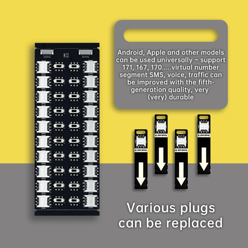 Simkaart Adapter Multi Card Apparaat Externe Kaartsleuf Apple 20 Uitbreiding Grote Capaciteit Telefoonkaart