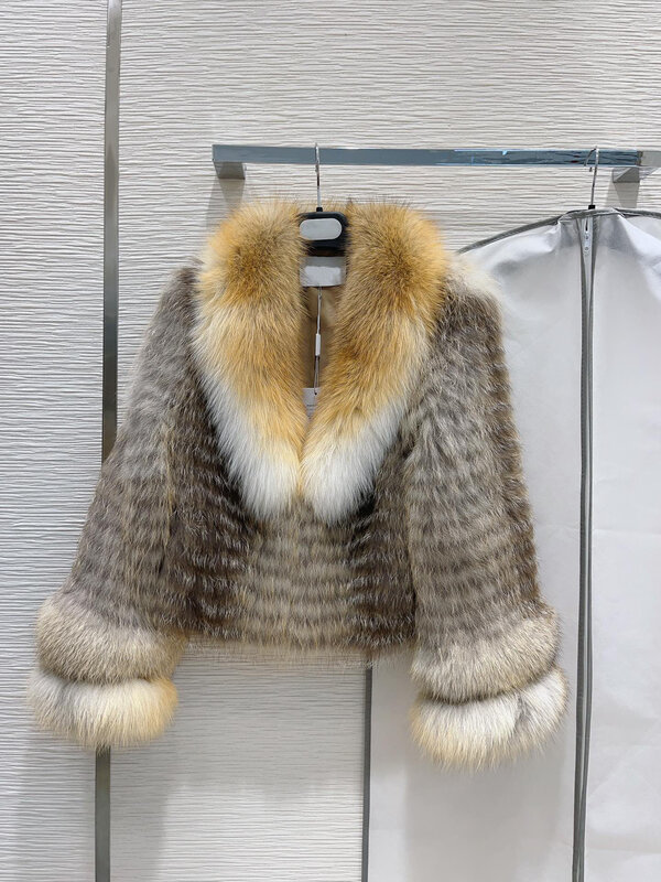 Manteau de fourrure pour femmes, vêtements de mode, automne, hiver, nouveau, 2023, 1010