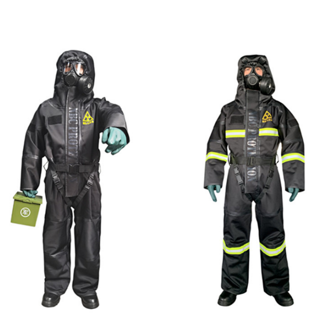 Комбинация с защитой от ядерного излучения, костюм для ионизации, безсвинцовые радиоактивные аэрозоли, пожарная техника