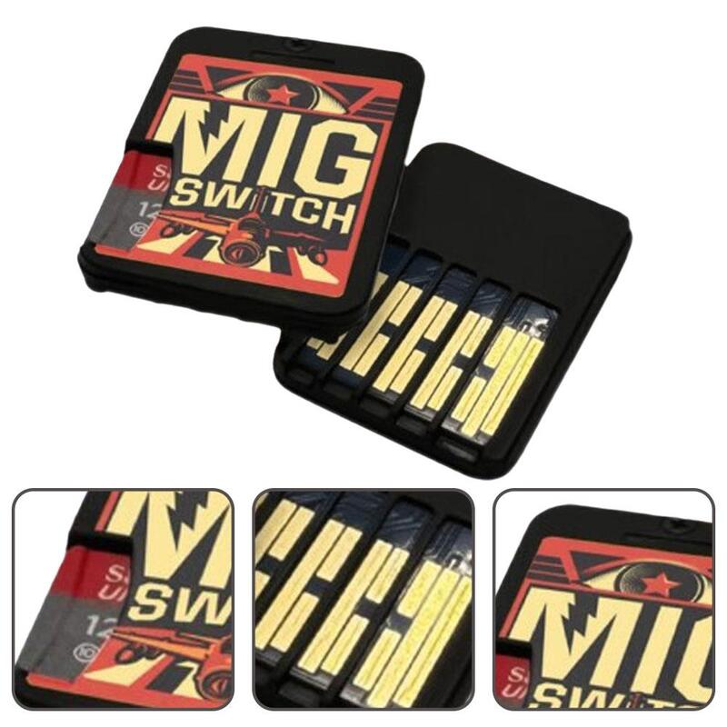 Baru 1 buah kartu Flash konsol permainan hitam untuk kartu pembakar saklar untuk Mig MIG Switch Ns kartu cadangan permainan gadget pembaca kartu pembakaran
