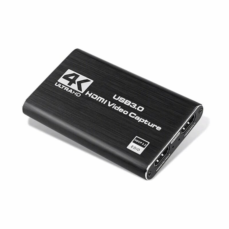 HD 비디오 캡처 카드 HdTV 카메라 녹화 박스, USB 3.0pc 라이브 스트리밍 그래버 녹음기 호환, 4k 1080p 60fps
