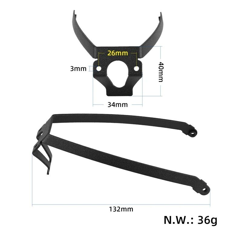 Rear Fender Support For Xiaomi Mi 3 Electric Scooter Rear Wheel Mudguard Bracket With Screws Scooter Accessories Parts