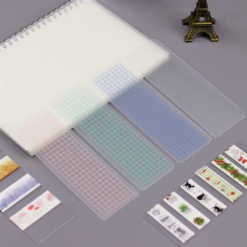 Washi – planches d'échantillon de bandes, support de bureau en papier, plaque de rangement, Pvc séparé, planificateur, Scrapbooking, organisateur de vœux