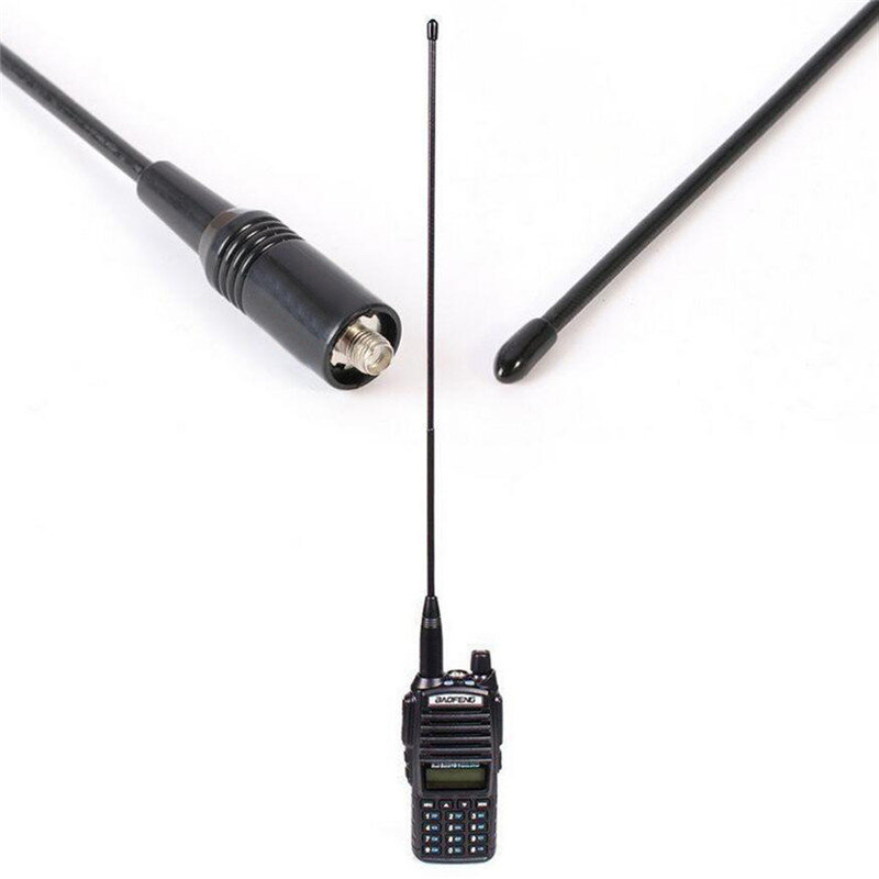 JTZTF NA-771 SMA-Female Dual Band 10W Antenna for Baofeng UV5R UV-82 SAUS Useful Walkie-talkie Long Range