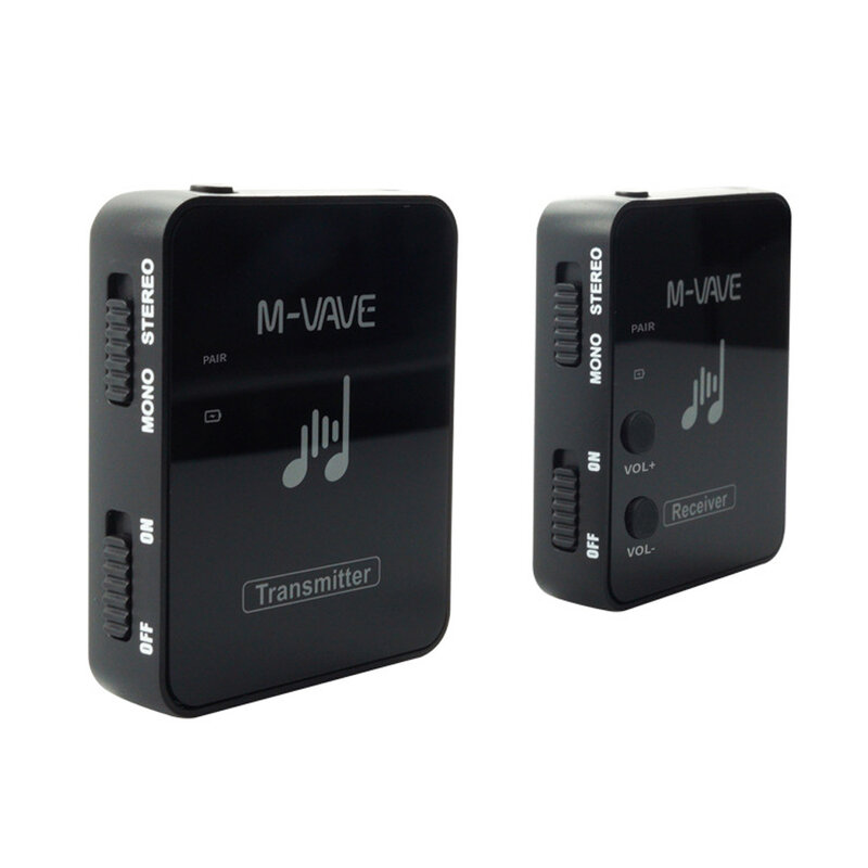 M-vave Headphone transmisi nirkabel, Earphone dengan Headphone penerima pemancar Sistem monitor MS-1 M8 Wp-10 2.4G untuk Audio panggung Stereo
