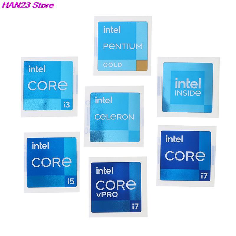 5 pces diy original 11 geração evo certificação etiqueta core i9 i7 i5 i3 computador portátil desktop cpu etiqueta 1.8*1.8cm