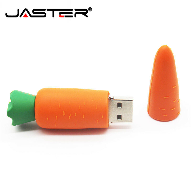 Флеш-накопитель JASTER в виде клубники, USB 2,0, 64 ГБ, 32 ГБ, 16 ГБ, 8 ГБ, карта памяти в виде фруктов и овощей, подарки для детей