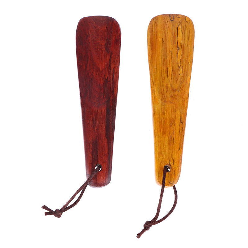 Portátil madeira sólida sapato chifres, pequeno sapato levantador, acessórios, 15cm